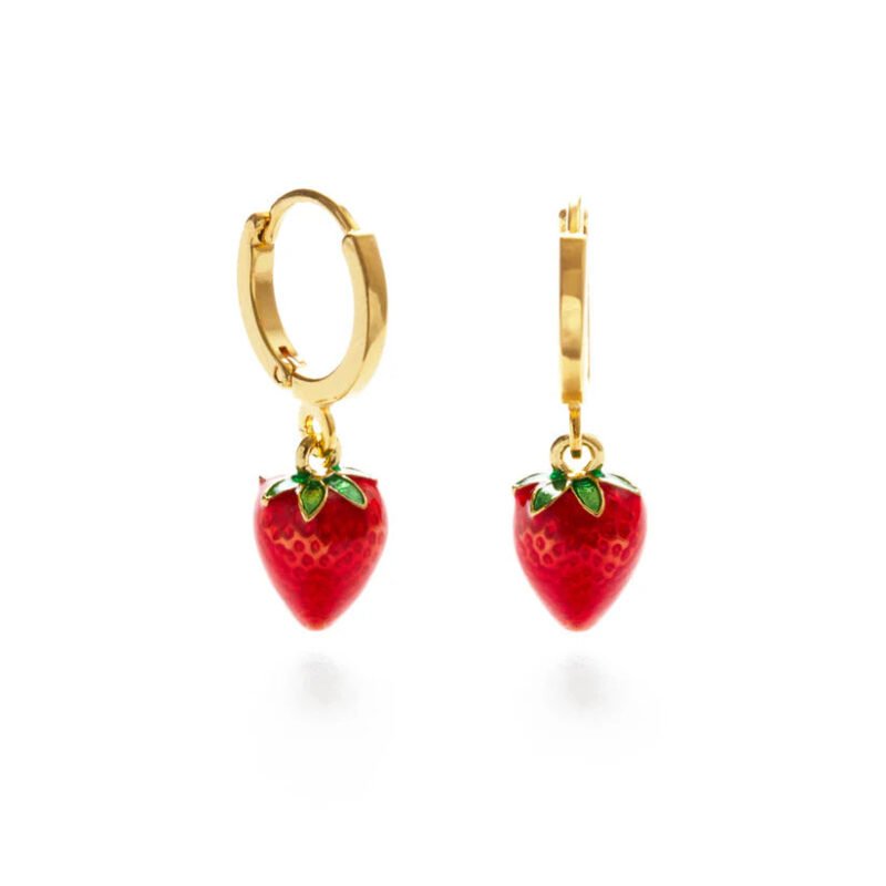 STRAWBERRY EARRINGS