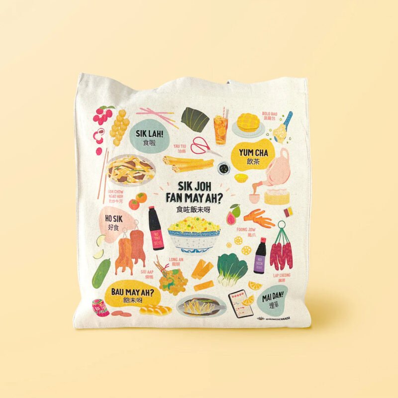 CANTONESE FOODS TOTE BAG