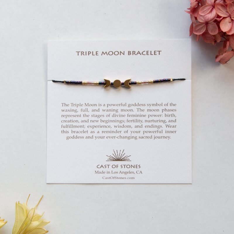 TRIPLE MOON BRACELET