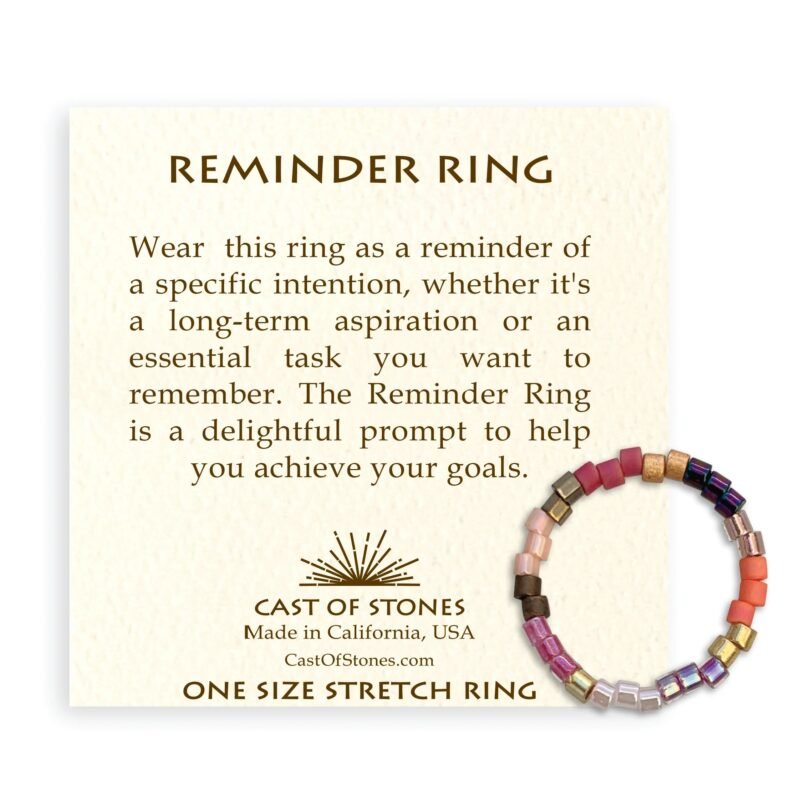 REMINDER RING | RED MULTI