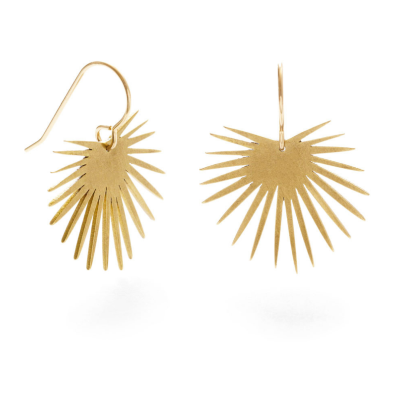 FAN PALM EARRINGS