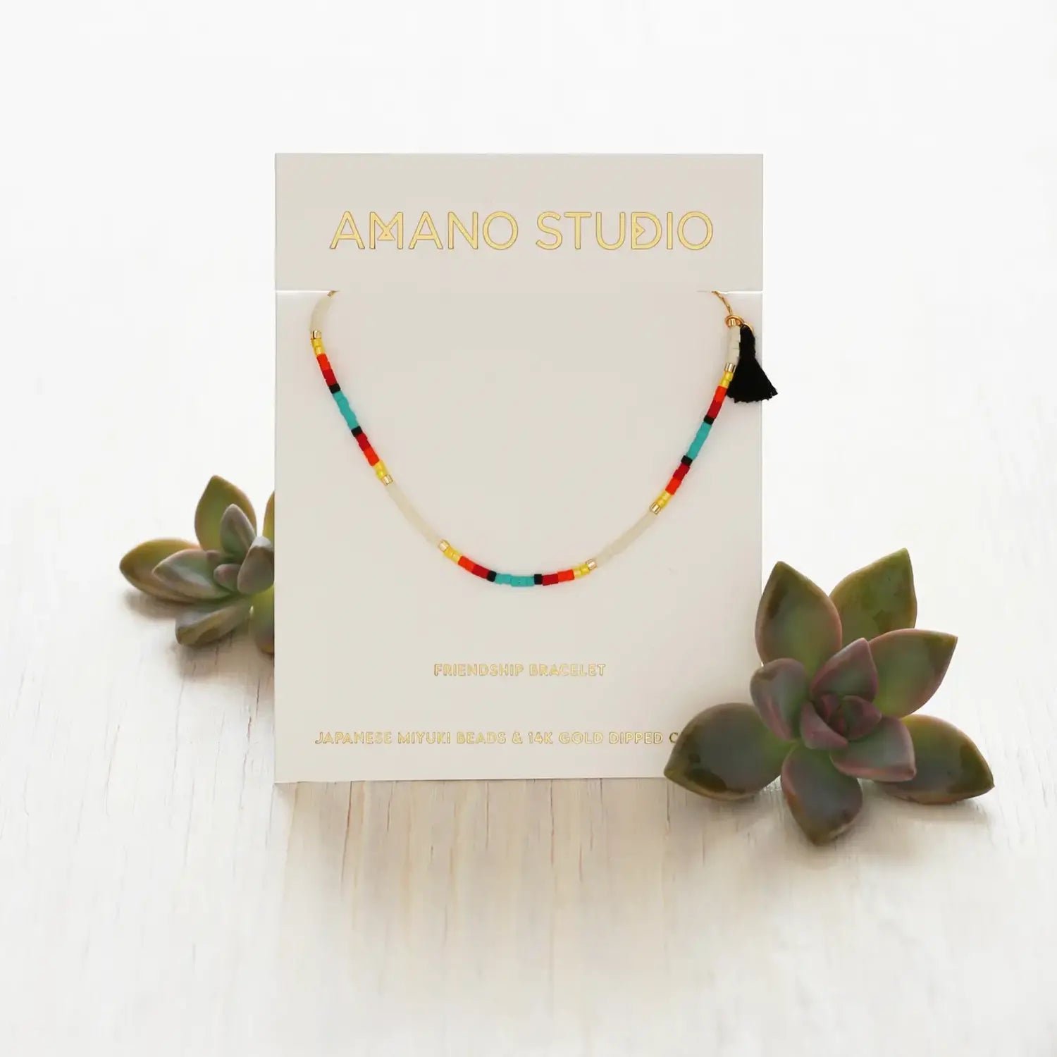 MIYUKI BEAD FRIENDSHIP BRACELET - Image 5