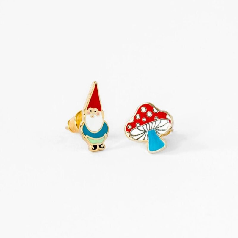 GOOD LUCK CHARMS MISMATCHED STUDS